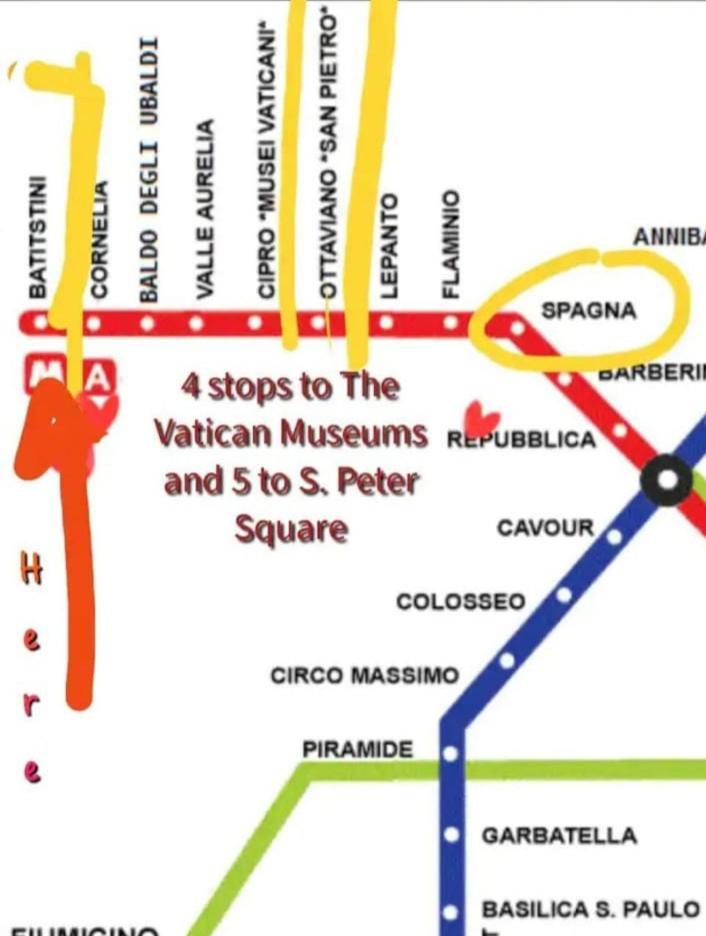 Urban Welcome Metro Battistini Roma Esterno foto